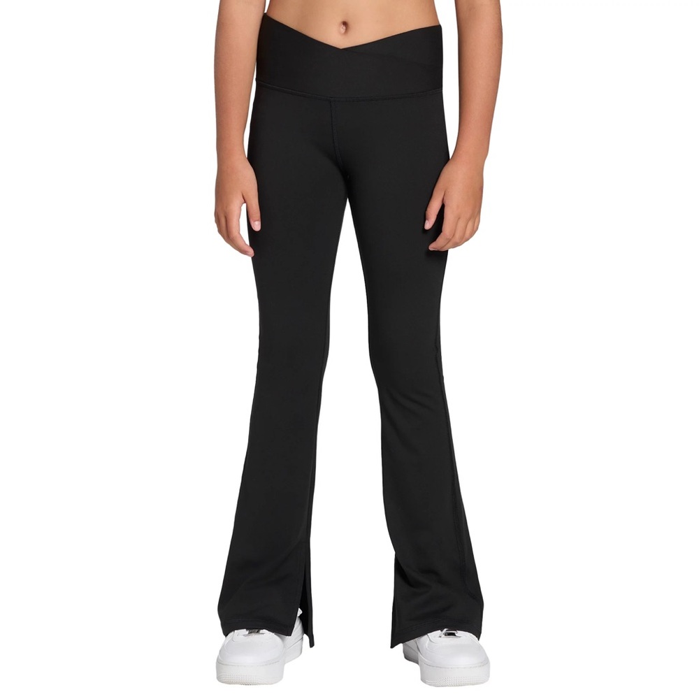 Black flare leggings